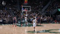 Antetokounmpo misses free-throw then Bledsoe throws down putback dunk