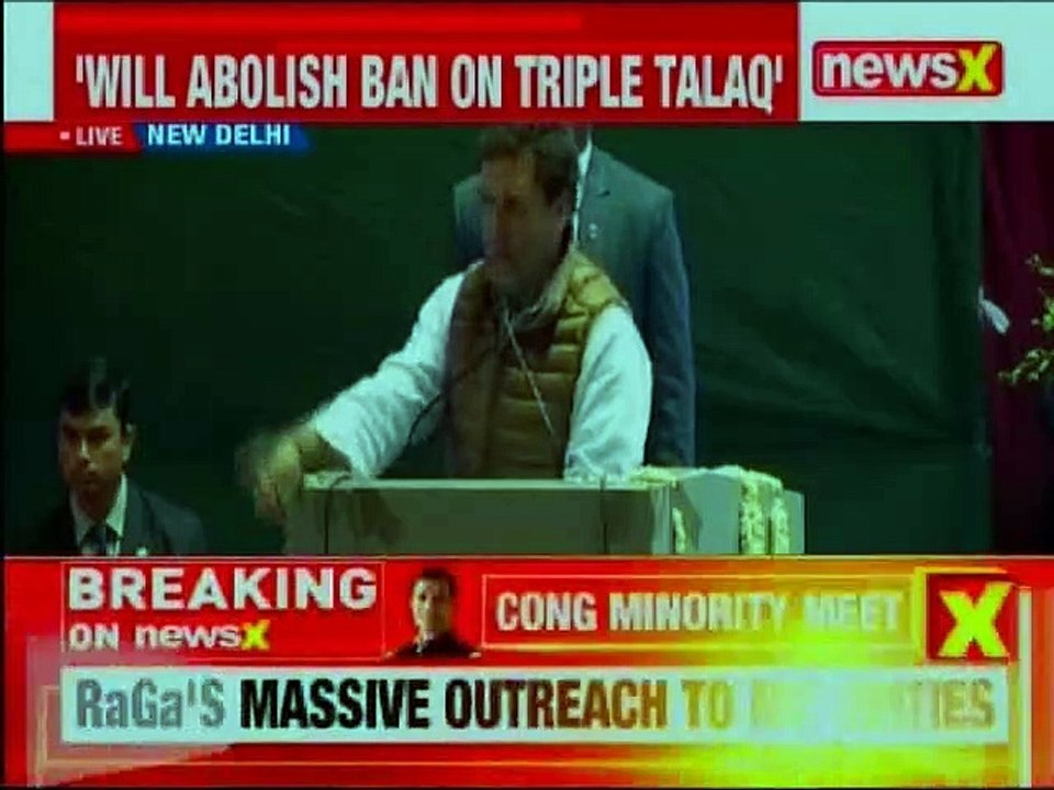 Triple Talaq: Congress vows triple talaq law if...