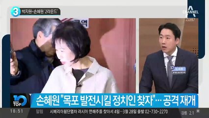 박지원-손혜원 ‘2라운드’