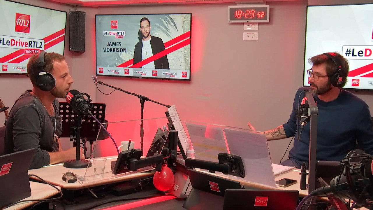 James Morrison en live et en interview dans #LeDriveRTL2 (06/02/19)