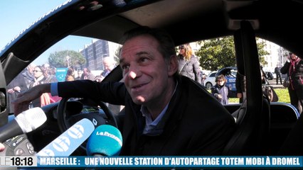 Marseille : une nouvelle station d'autopartage Totem Mobi à Marseille