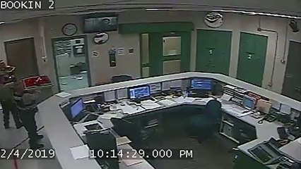 Watch Shocking Moment Inmate Falls Through Ceiling During Failed Escape Attempt