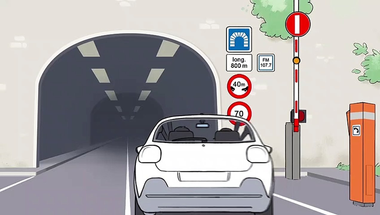 Tunnel mode d'emploi sur autoroute : en circulation