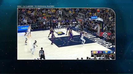 Basketball nba : Lakers 94 - 136 Indiana Pacers