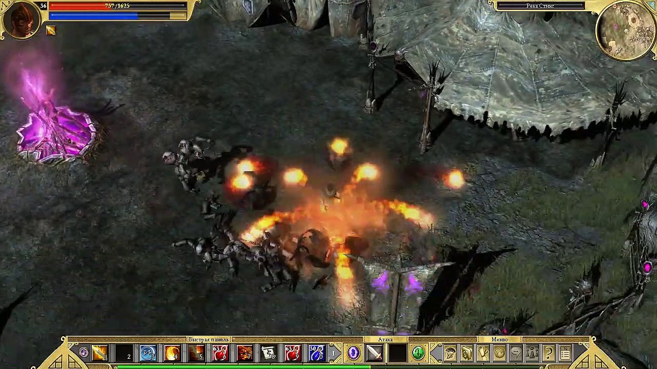 Titan Quest. #62. Река Стикс. Прохождение без к...