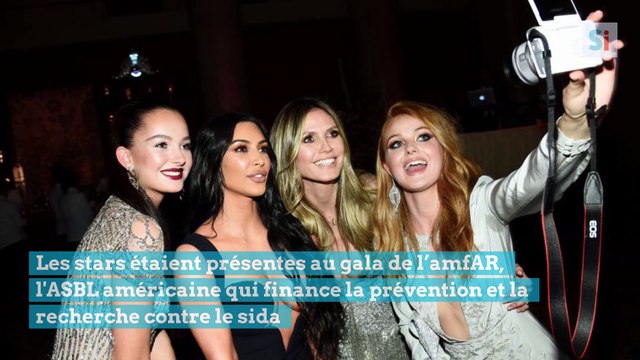 Kim Kardashian, Heidi Klum, Lada Krav, Milla Jovovich, Michelle Rodriguez: les stars ultra glamours au gala de l’amfAR à New York
