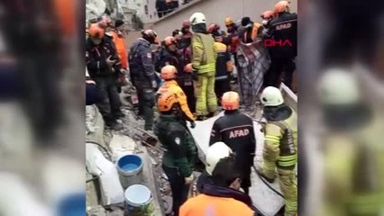 İstanbul- 5 Yaşındaki Havva 19 Saat Sonra Enkazdan Böyle Kurtarıldı