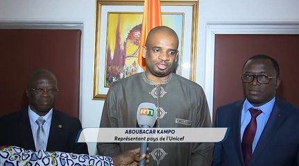 Signature de partenariat entre le Ministère des sports et l’Unicef