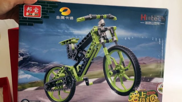 Mountain Bike Building Blocks Construction 165 pcs - Unboxing Demo Reivew