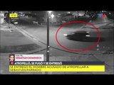 Atropelló y se fugó en Palermo, pero ahora se entrego