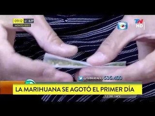 Colas en Uruguay para comprar marihuana legal