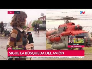 Sigue la búsqueda del avión de San Fernando
