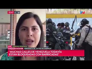 La oposición toma las calles en Venezuela y Maduro censura al periodismo