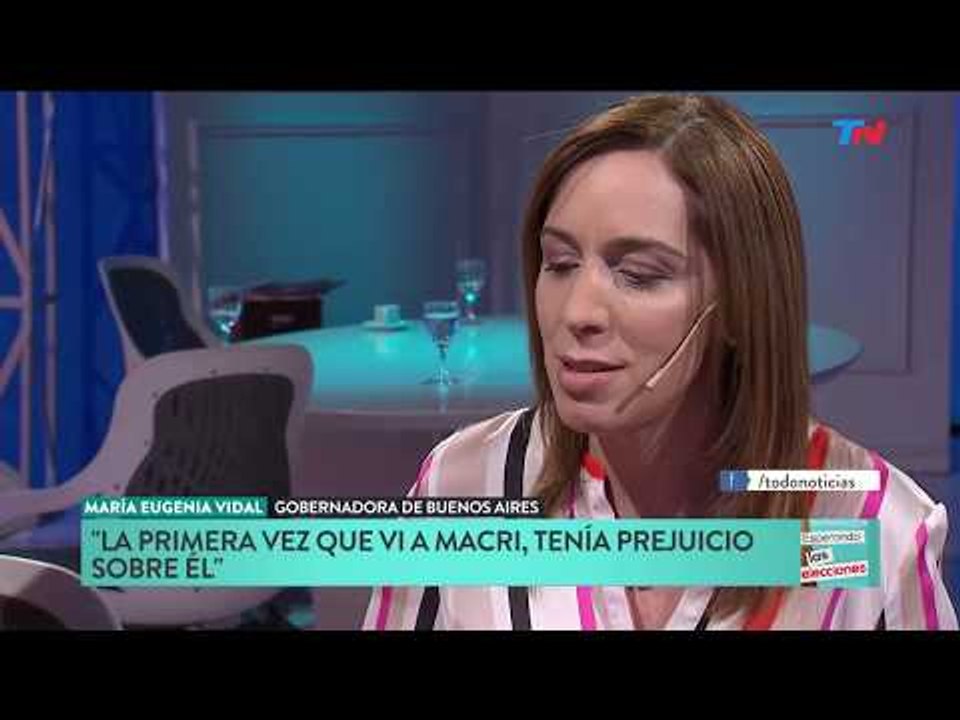 Vidal: "La primera vez que vi a Macri, tenía prejuicios sobre él"