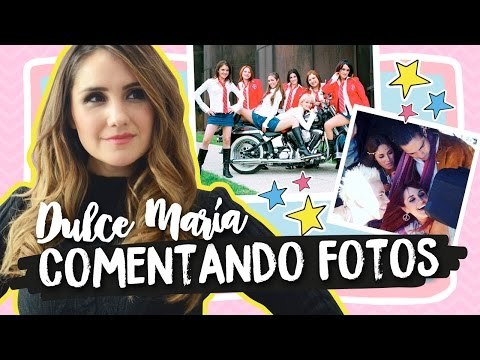 DULCE MARÍA COMENTA FOTOS ANTIGAS
