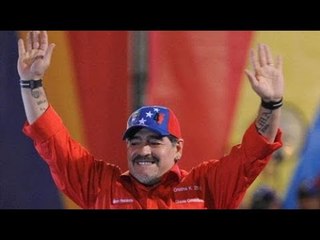 Maradona defendió y apoyó a Maduro desde las redes sociales