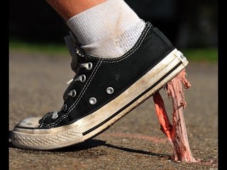 Sacaron 90 mil chicles de la peatonal Florida