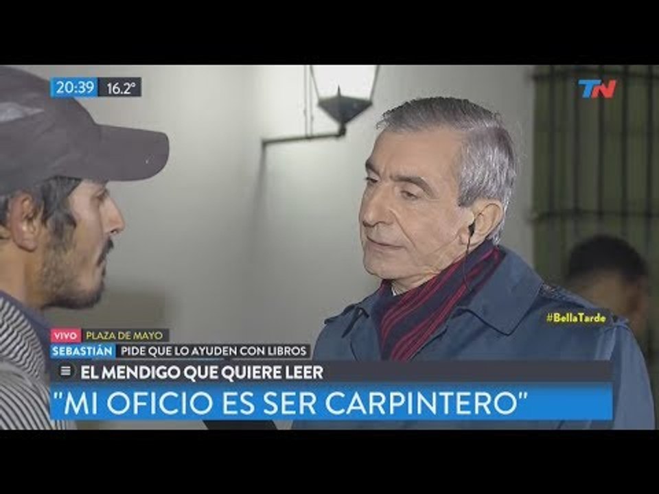 El mendigo que quiere leer