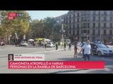 Ataque terrorista en Barcelona: 13 muertos y heridos