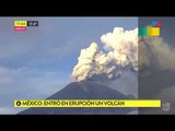 México: Entró en erupción un volcán