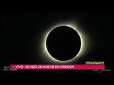 Así se vivió el Gran Eclipse Americano en vivo por TN