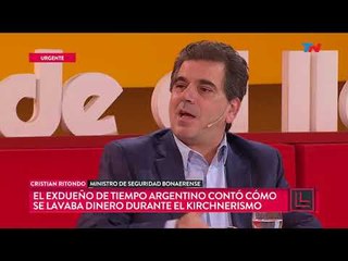 Ritondo sobre el lavado K: "Pensábamos que ya habíamos visto todo"