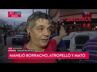 Atrepelló y mató en San Martin: Habló un familiar de las victimas