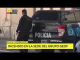 Incendio en la sede del grupo GEOF