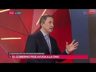 Santiago Maldonado: El gobierno pide ayuda a la ONU