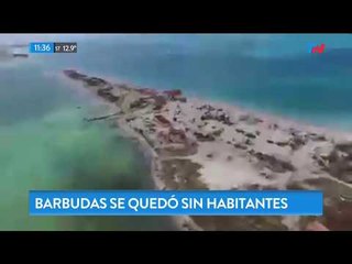 Barbuda quedó sin habitantes tras el huracán Irma