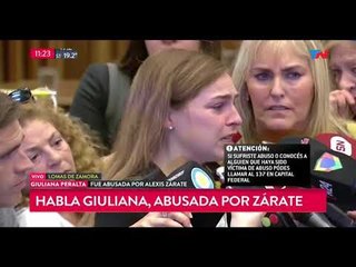 La mujer que denunció a Alexis Zárate dijo: "se hizo justicia" pero lamentó que siga libre