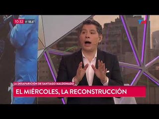 Van a realizar la reconstrucción del caso Maldonado