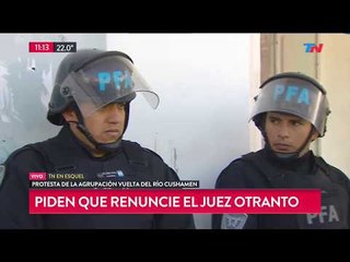 Mapuches tomaron el Juzgado de Esquel