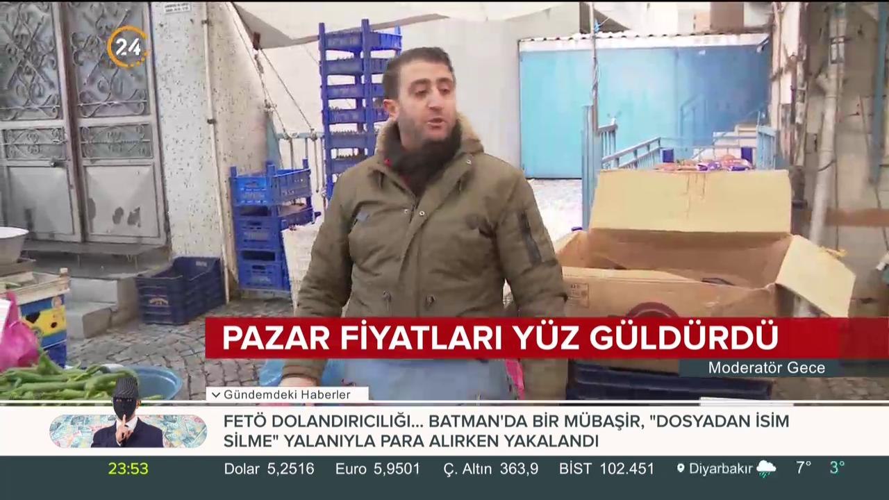 Pazarda son durum
