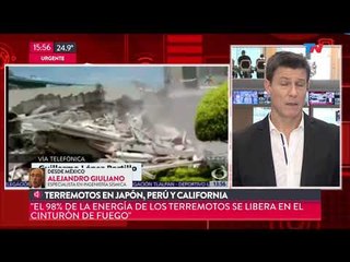 Terremotos en Japón, Perú y California