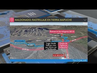 Sin rastros de Maldonado en tierra Mapuche