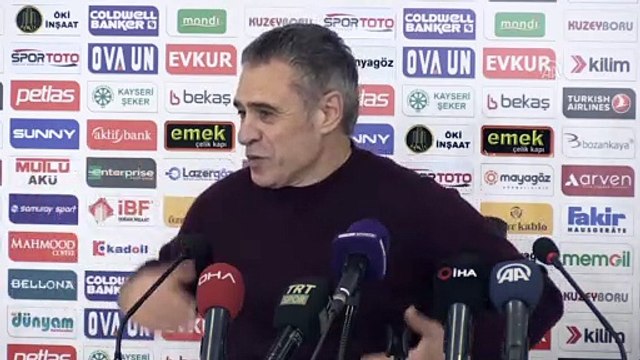 İstikbal Mobilya Kayserispor-Fenerbahçe maçının ardından - Ersun Yanal - KAYSERİ