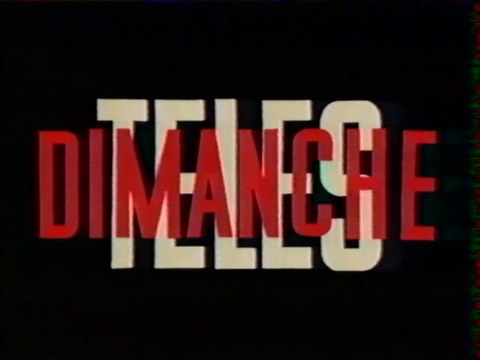 Canal + - Septembre 1994 - Fin Flash, pubs, jingle, générique Télés Dimanches