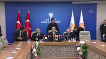 Bakan Selçuk, AK Parti Bursa İl Başkanlığını ziyaret etti - BURSA