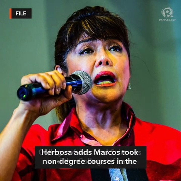 FALSE: Imee Marcos ‘graduated cum laude from UP College of Law’