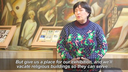 Ukraine: Former church houses Soviet-era space museum