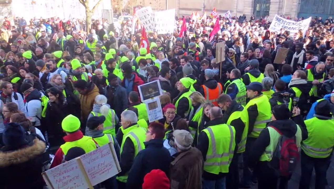 1 Manifestation en ROUGE et JAUNE le 05 Février2019