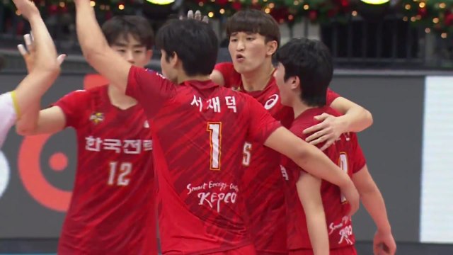 '서재덕 폭발' 한전, 선두 현대캐피탈 격침 / YTN