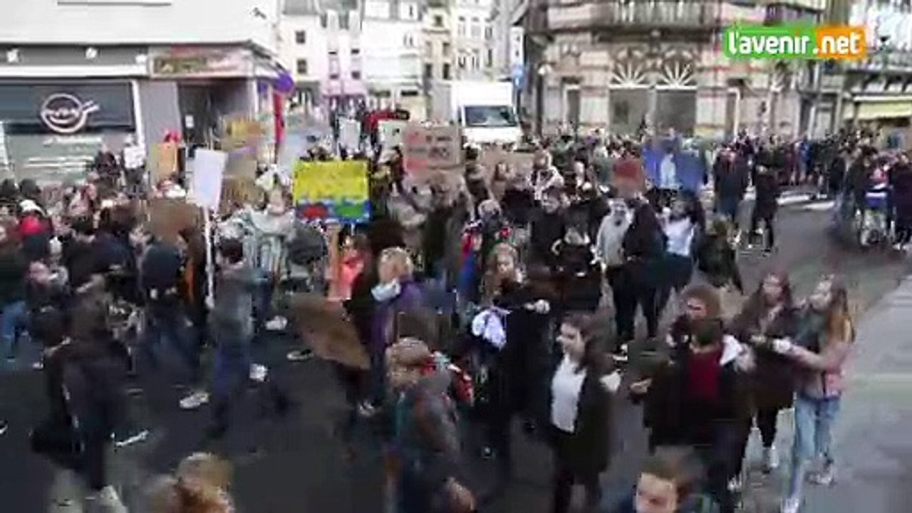 Marche pour le climat, 2 000 étudiants à Arlon