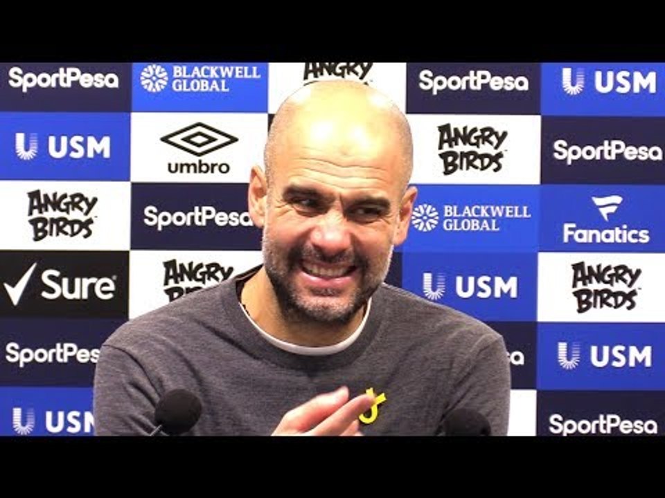 Everton 0-2 Manchester City - Pep Guardiola Full Post Match Press Conference - Premier League