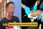 Ambulante denunció haber sido agredido por fiscalizadores de Surco