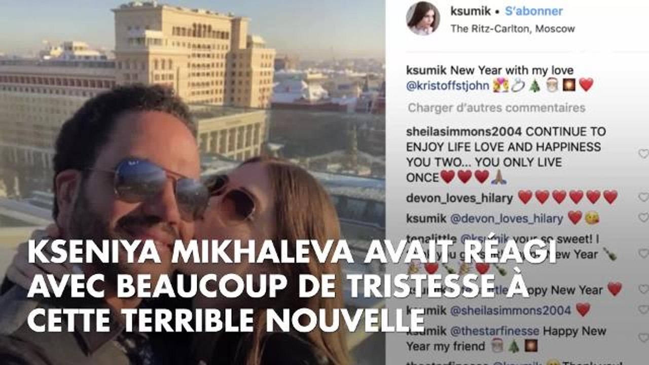 PHOTO. "Mon coeur saigne" : la fiancée de Kristoff St. John lui adresse un poème déchirant trois jours après sa mort
