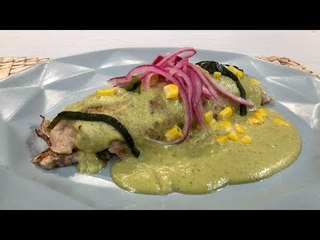Cocina Vegana: crepas rellenas de espinacas con crema de elote | Sale el Sol