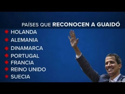 Ya más de 40 países reconocen a Juan Guaidó como presidente de Venezuela, y México aún no