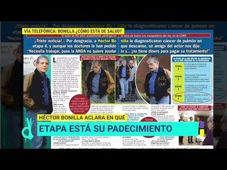 Héctor Bonilla aclara la etapa del cáncer que padece | De Primera Mano
